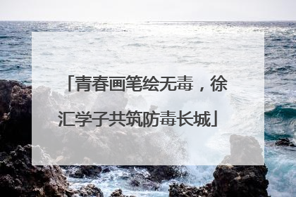 青春画笔绘无毒，徐汇学子共筑防毒长城