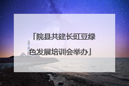 院县共建长豇豆绿色发展培训会举办