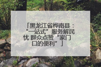 黑龙江省桦南县：“一站式”服务解民忧 群众点赞“家门口的便利”
