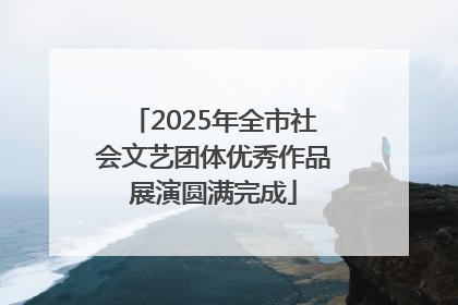 2025年全市社会文艺团体优秀作品展演圆满完成