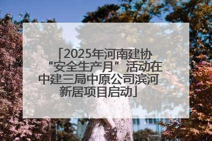 2025年河南建协“安全生产月”活动在中建三局中原公司滨河新居项目启动