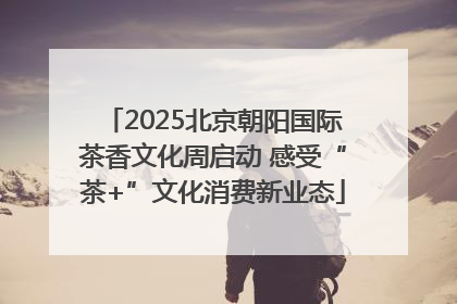 2025北京朝阳国际茶香文化周启动 感受“茶+”文化消费新业态