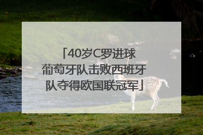 40岁C罗进球 葡萄牙队击败西班牙队夺得欧国联冠军